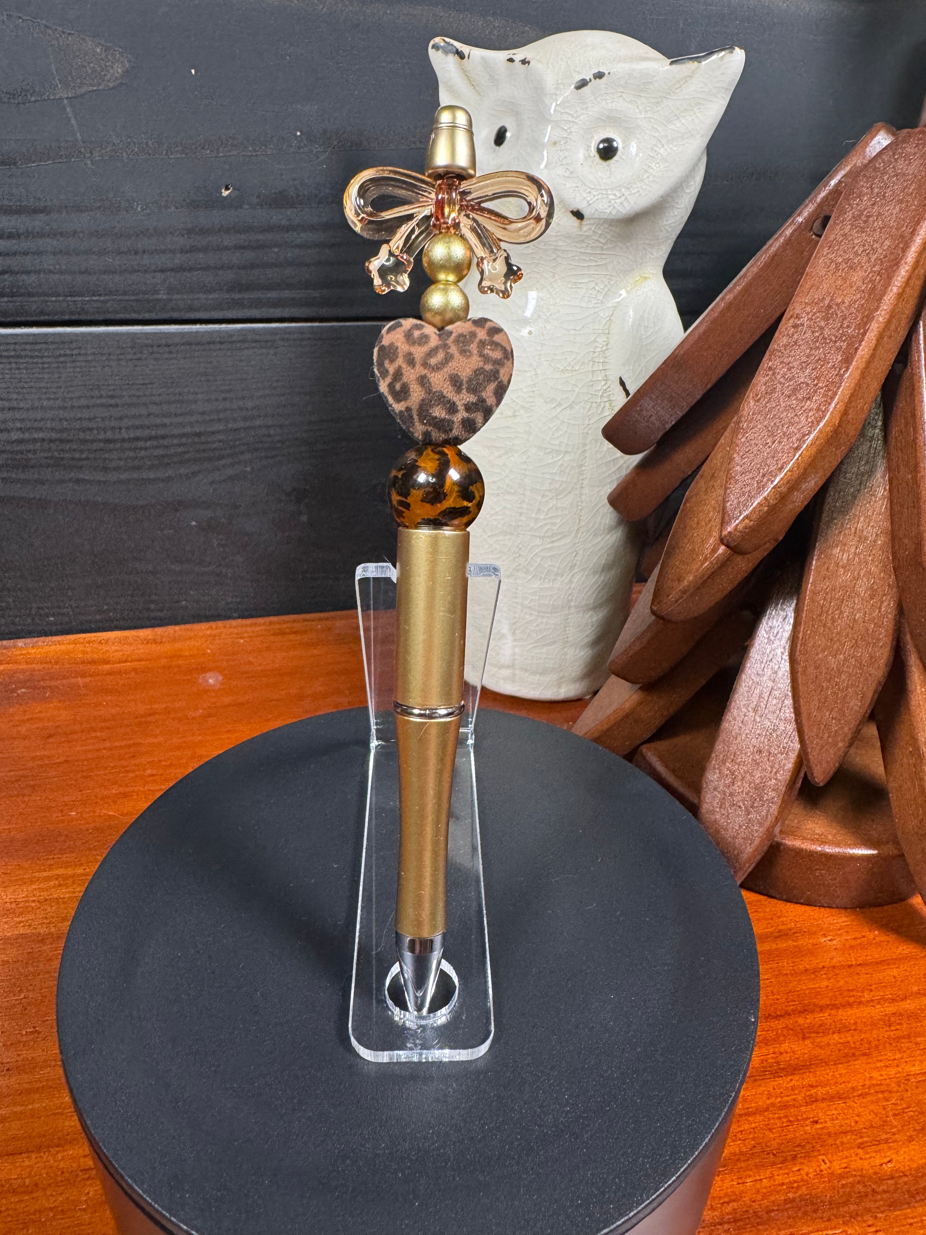 Hand Crafted Leopard Pens