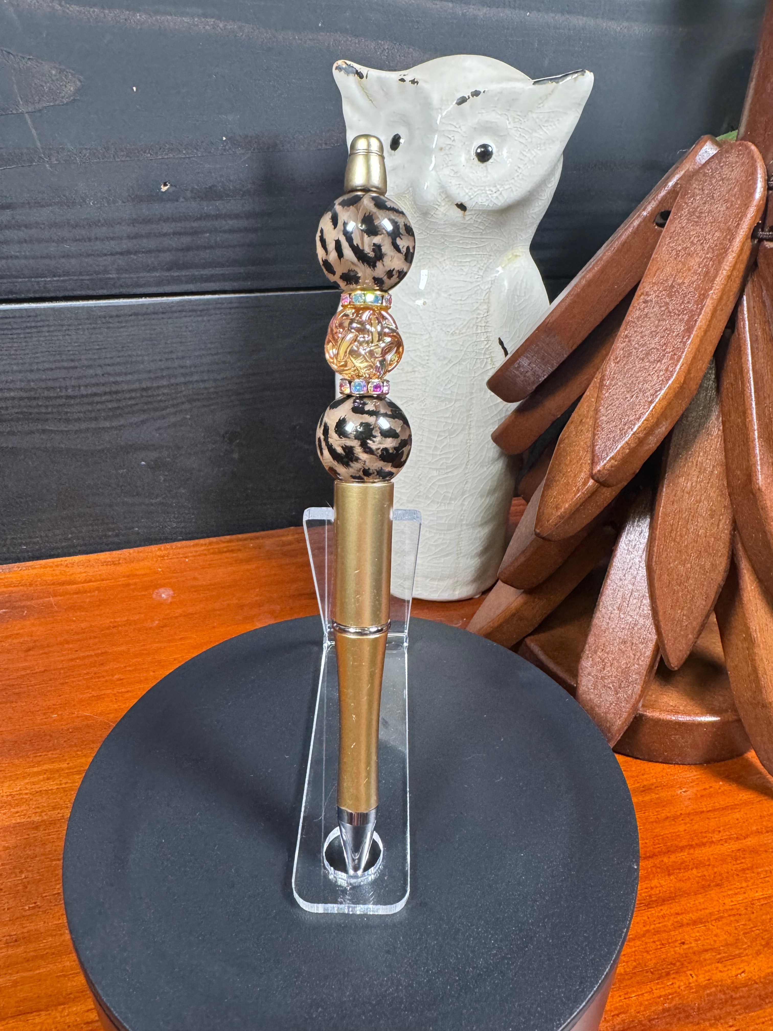 Hand Crafted Leopard Pens