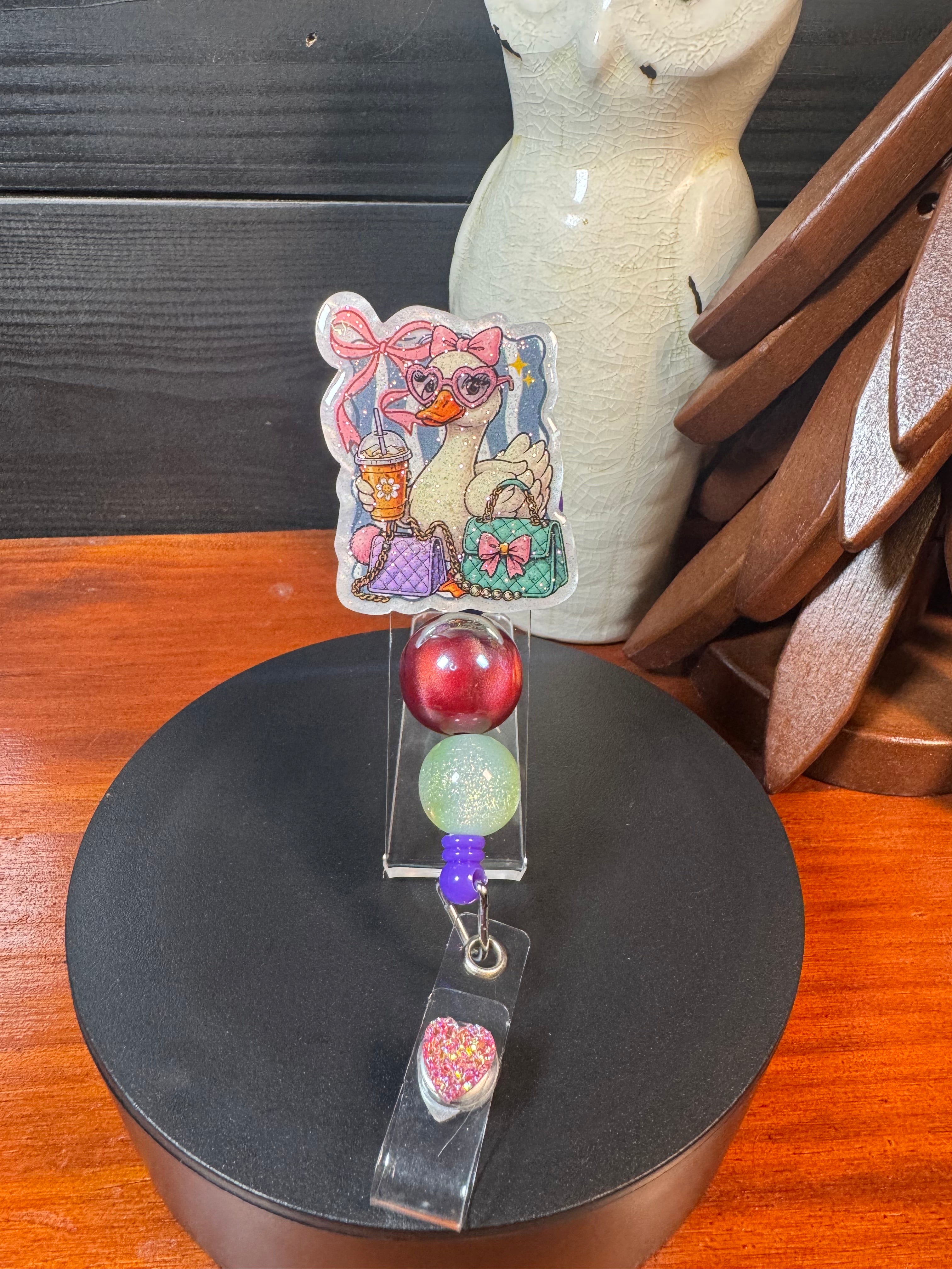 Goose Themed Badge Reels