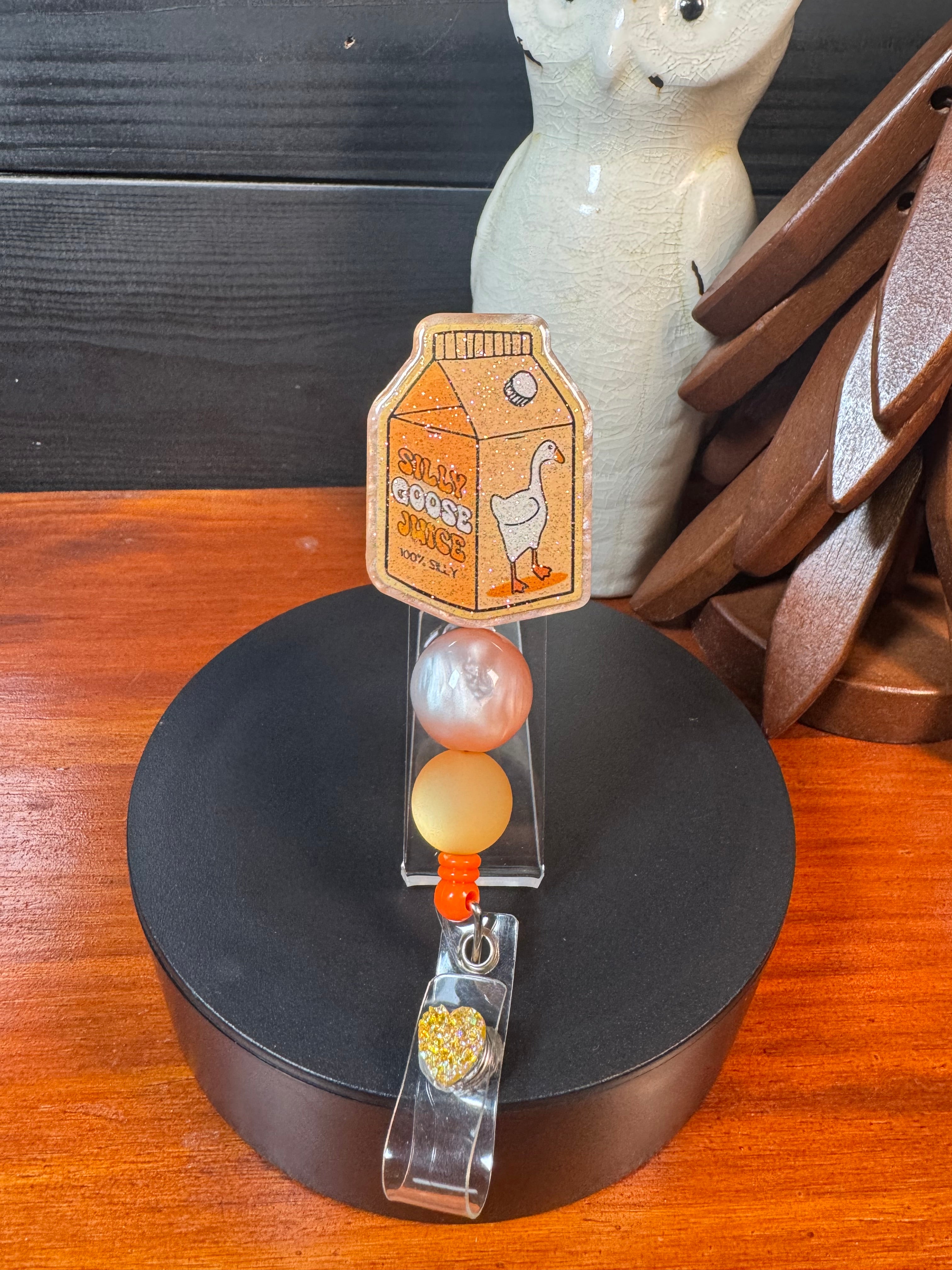 Goose Themed Badge Reels