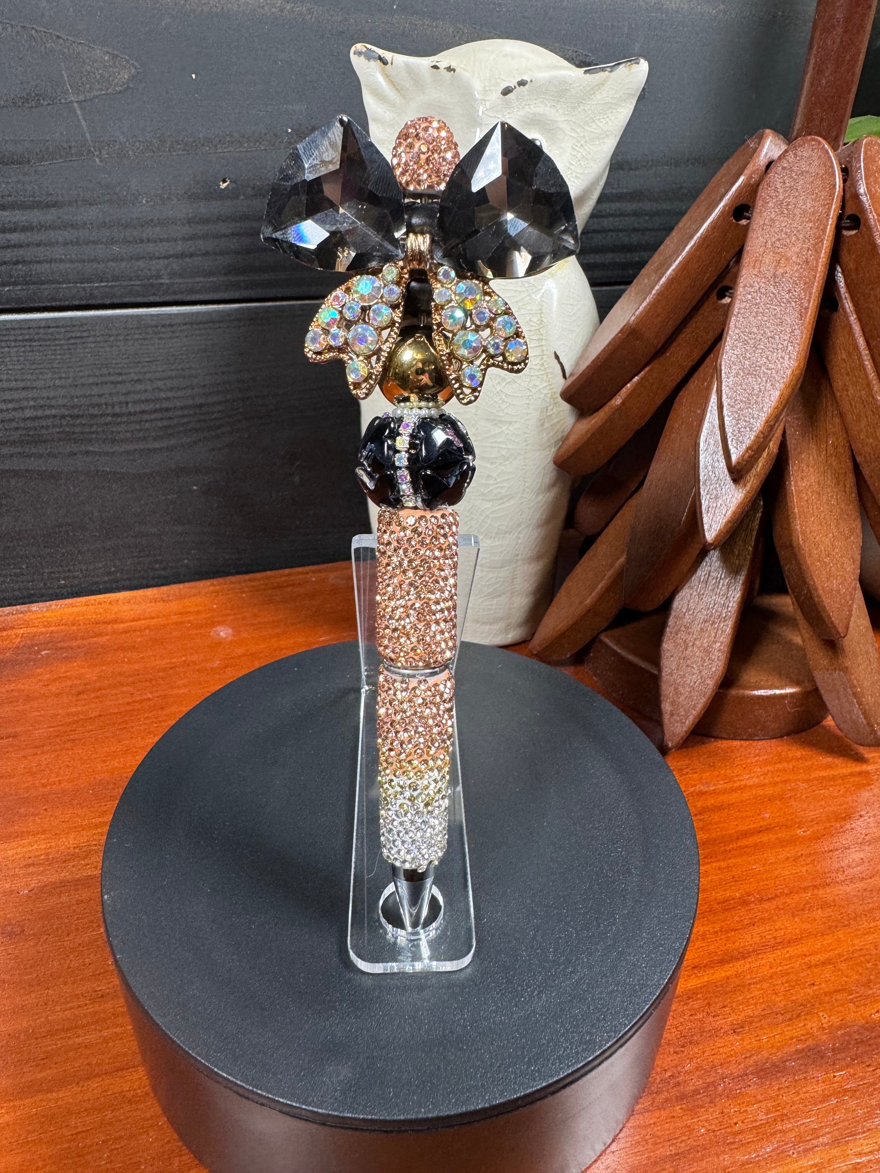 Fancy Bow Rhinestone Pens