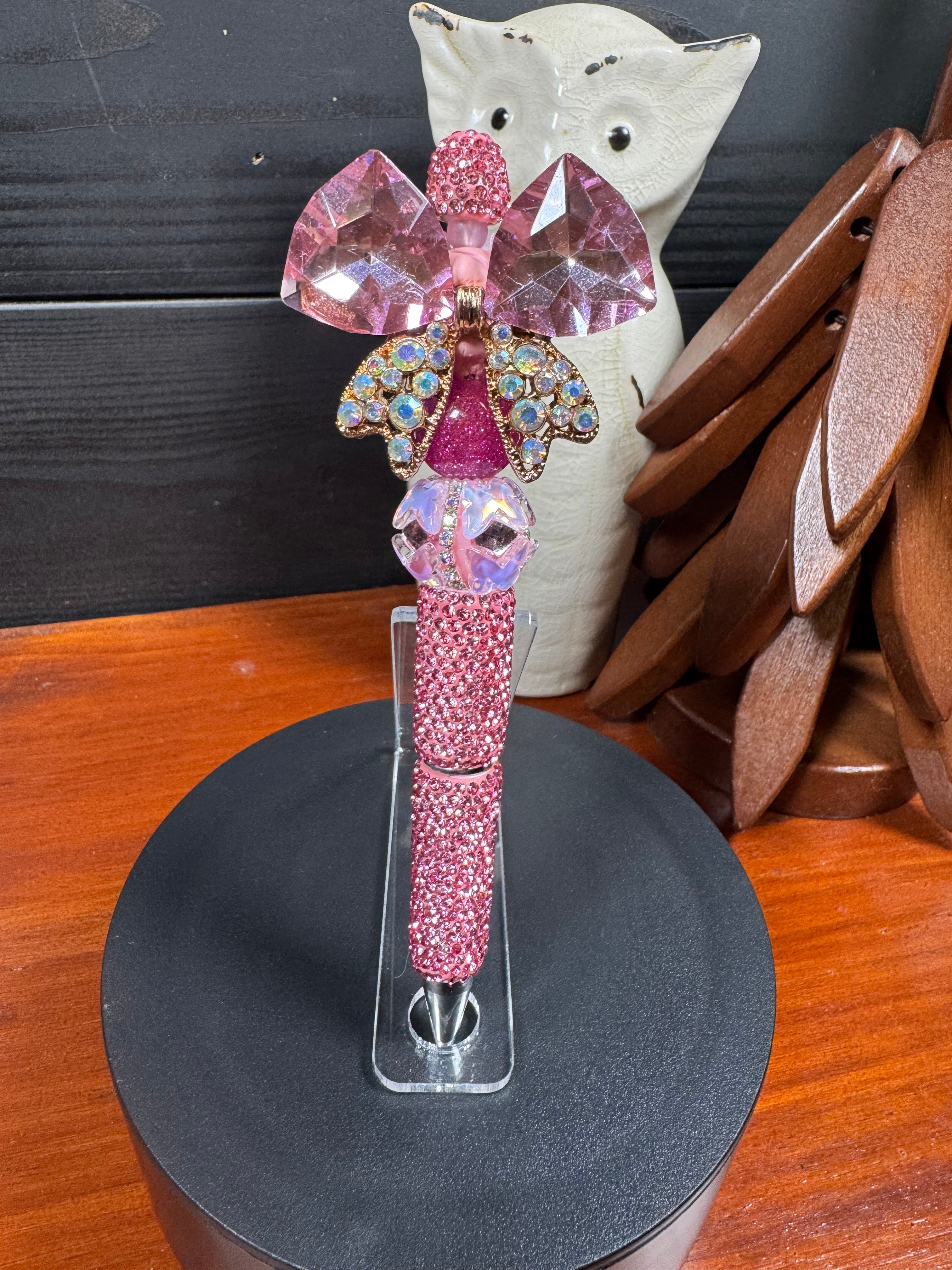 Fancy Bow Rhinestone Pens