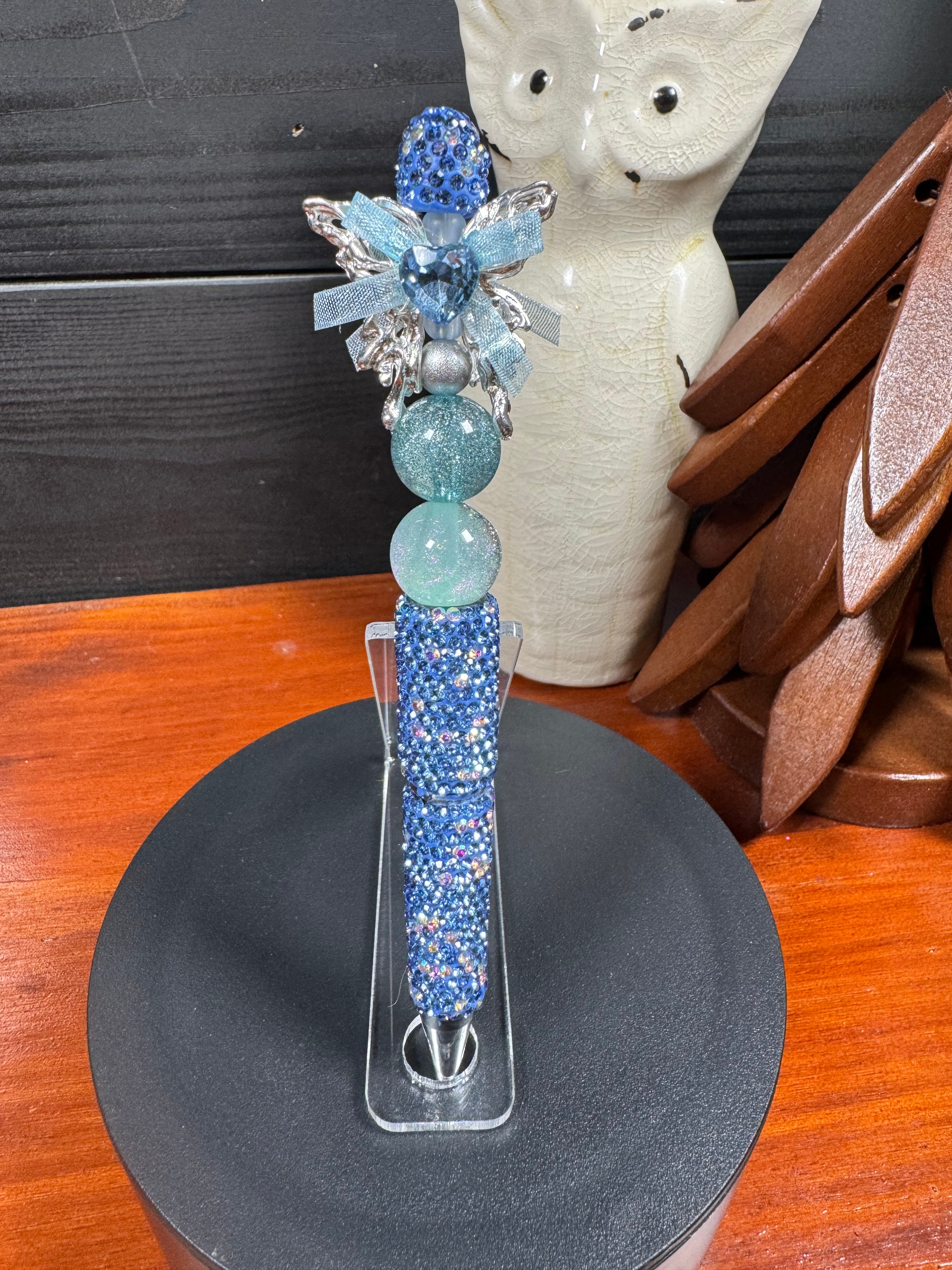Rhinestone Butterfly And Bow Pens