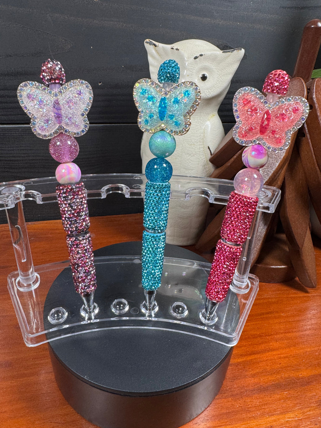 Butterfly Rhinestone Pens