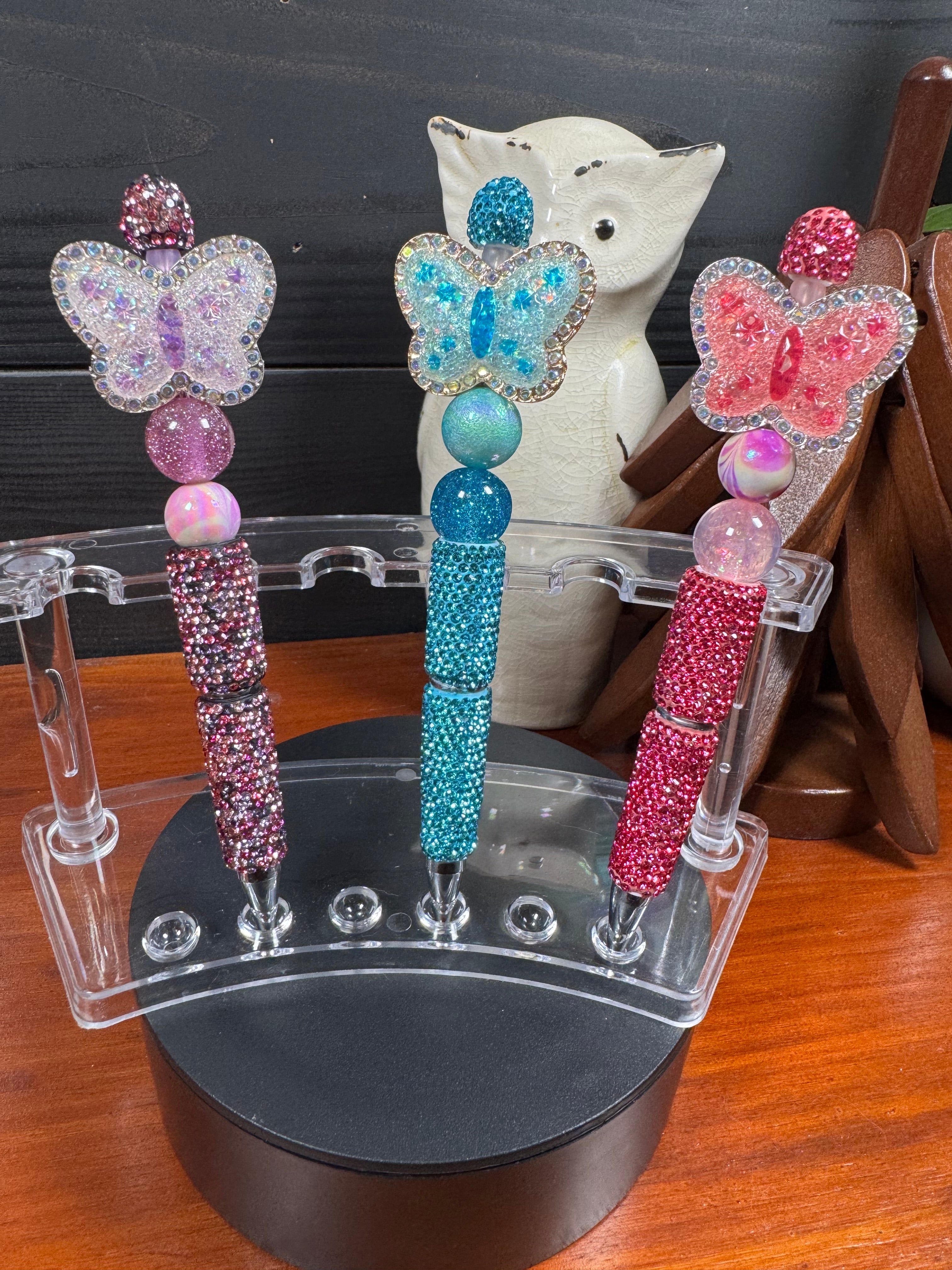 Butterfly Rhinestone Pens