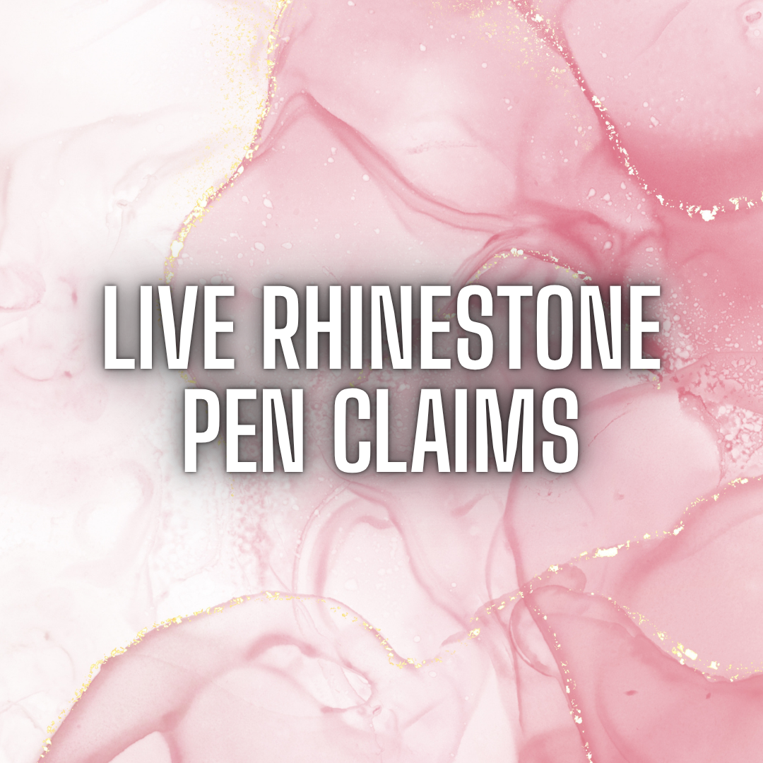 LIVE Rhinestone Pen Claims