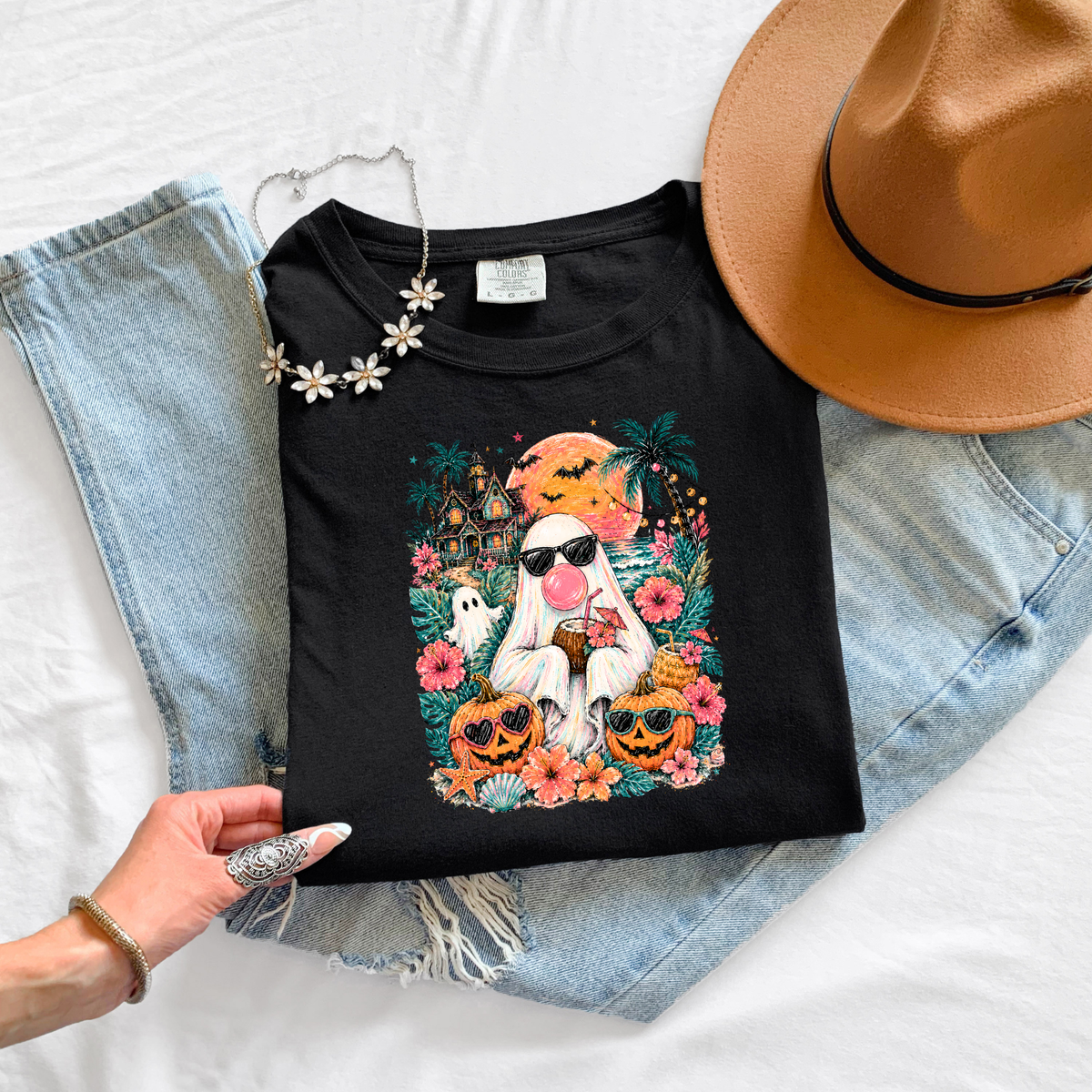 Comfort Colors: Bubblegum Ghost T-Shirt