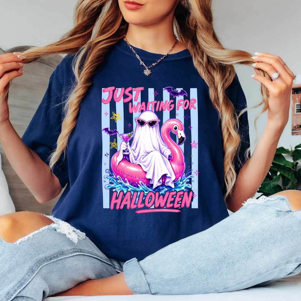 Comfort Colors: Just Waiting For Halloween T-Shirt