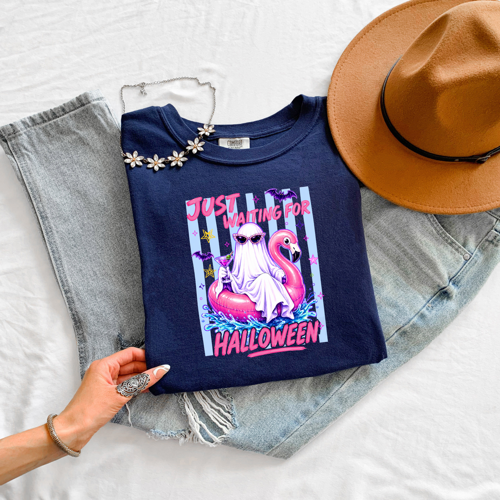 Comfort Colors: Just Waiting For Halloween T-Shirt