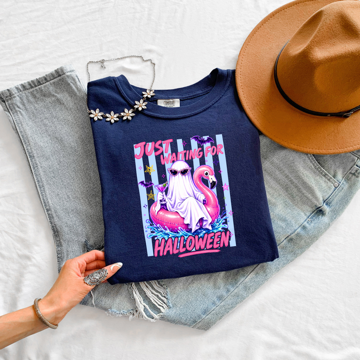 Comfort Colors: Just Waiting For Halloween T-Shirt