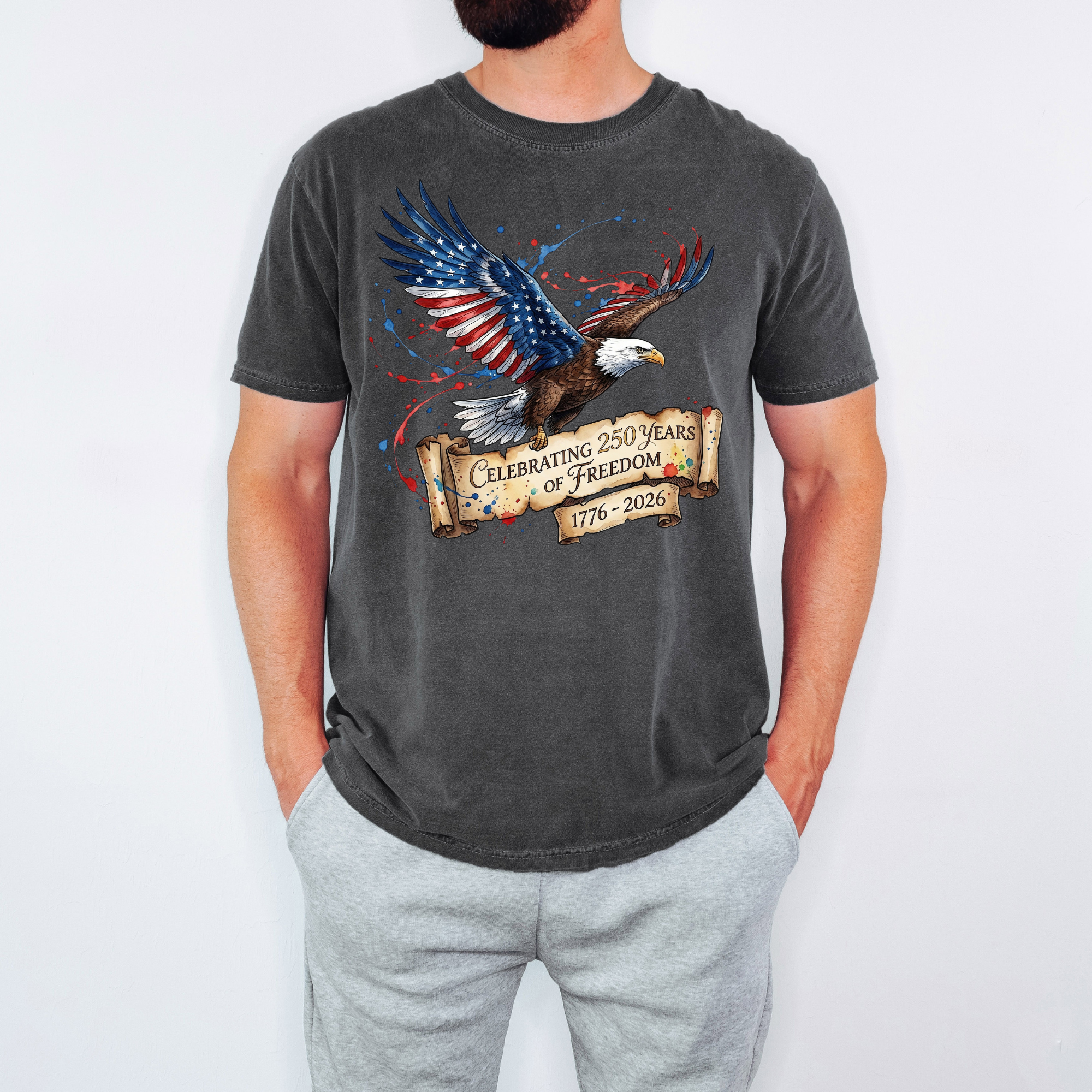 Comfort Colors: Patriotic Eagle T-Shirt