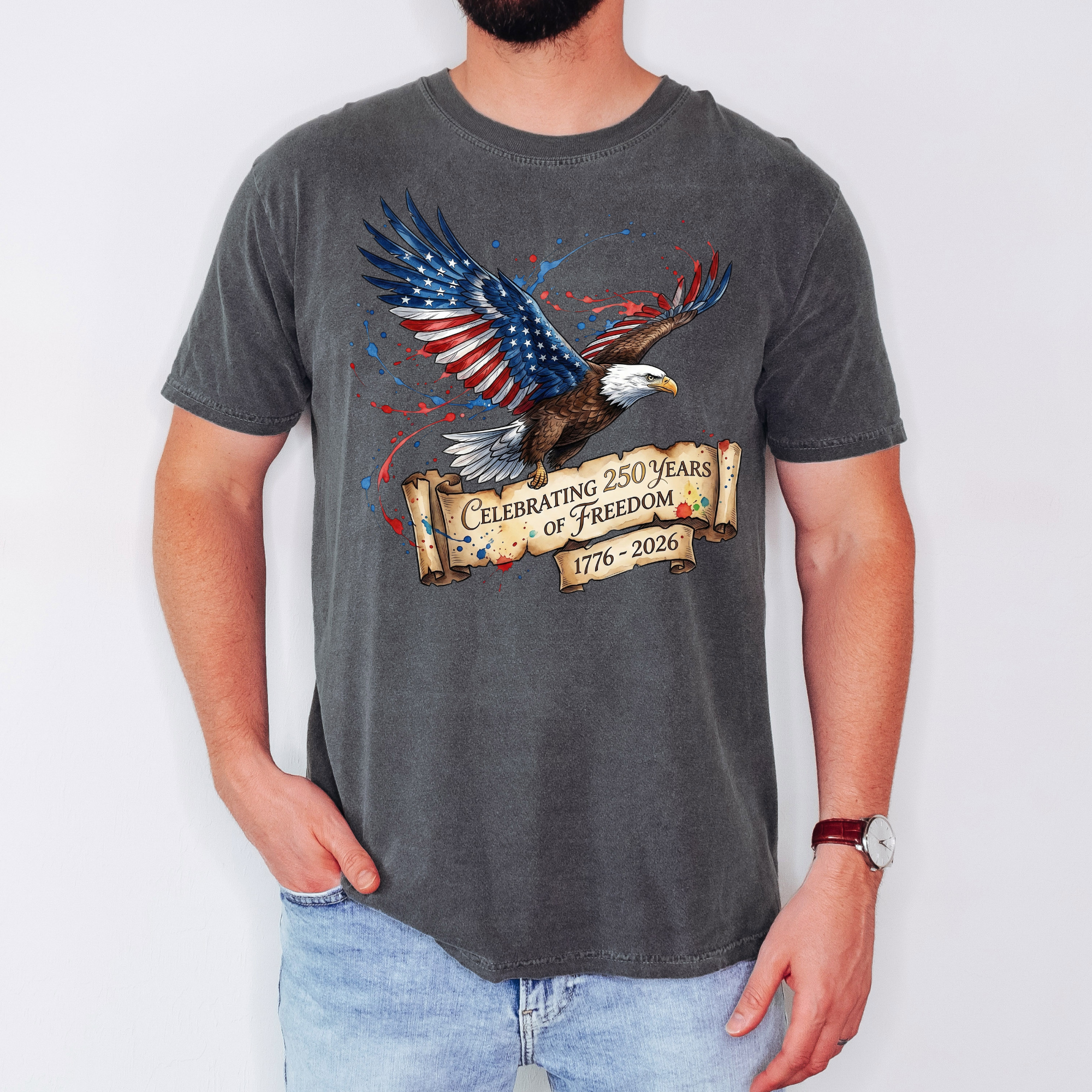 Comfort Colors: Patriotic Eagle T-Shirt