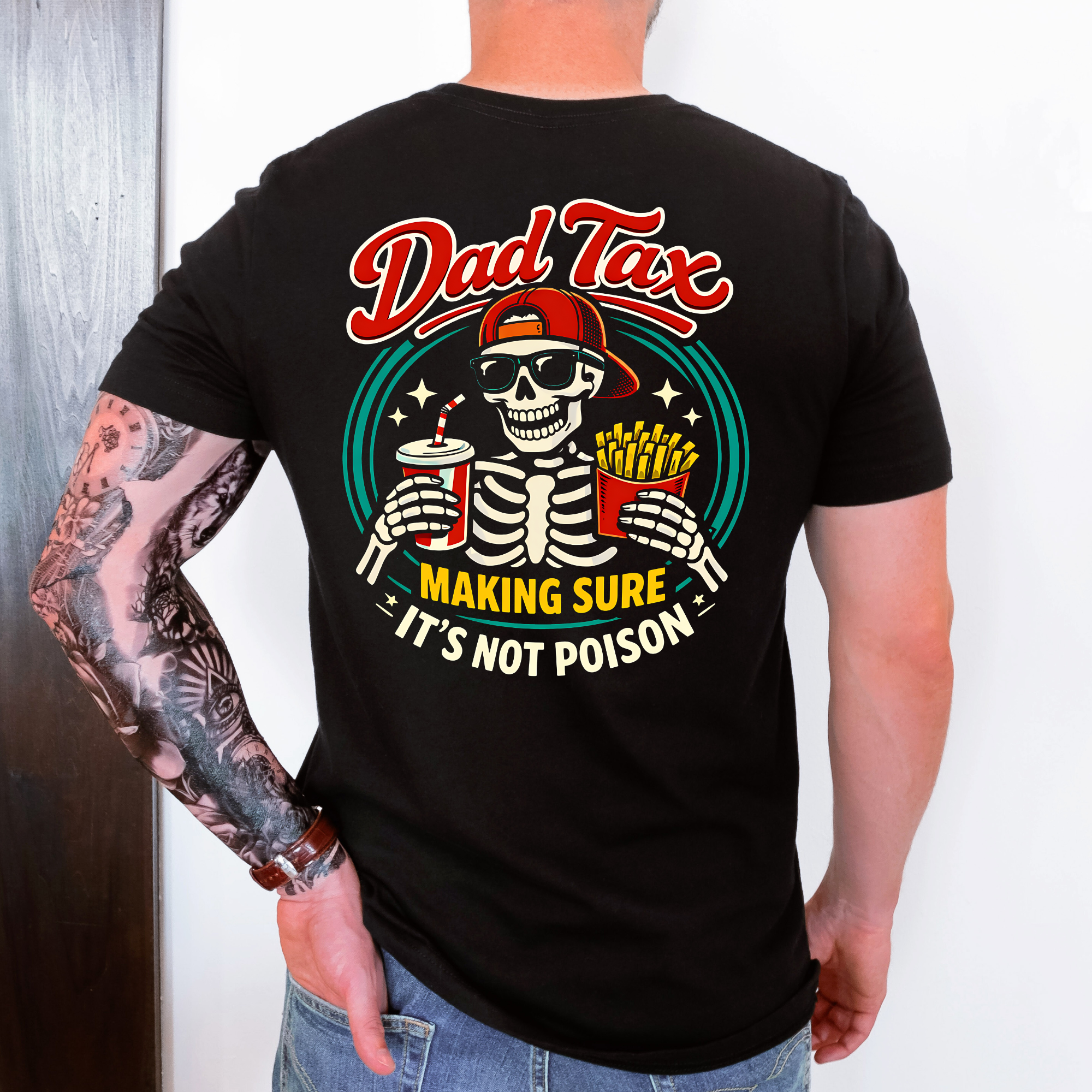Bella+Canvas: Dad Tax - Making Sure It's Not Poison T-Shirt