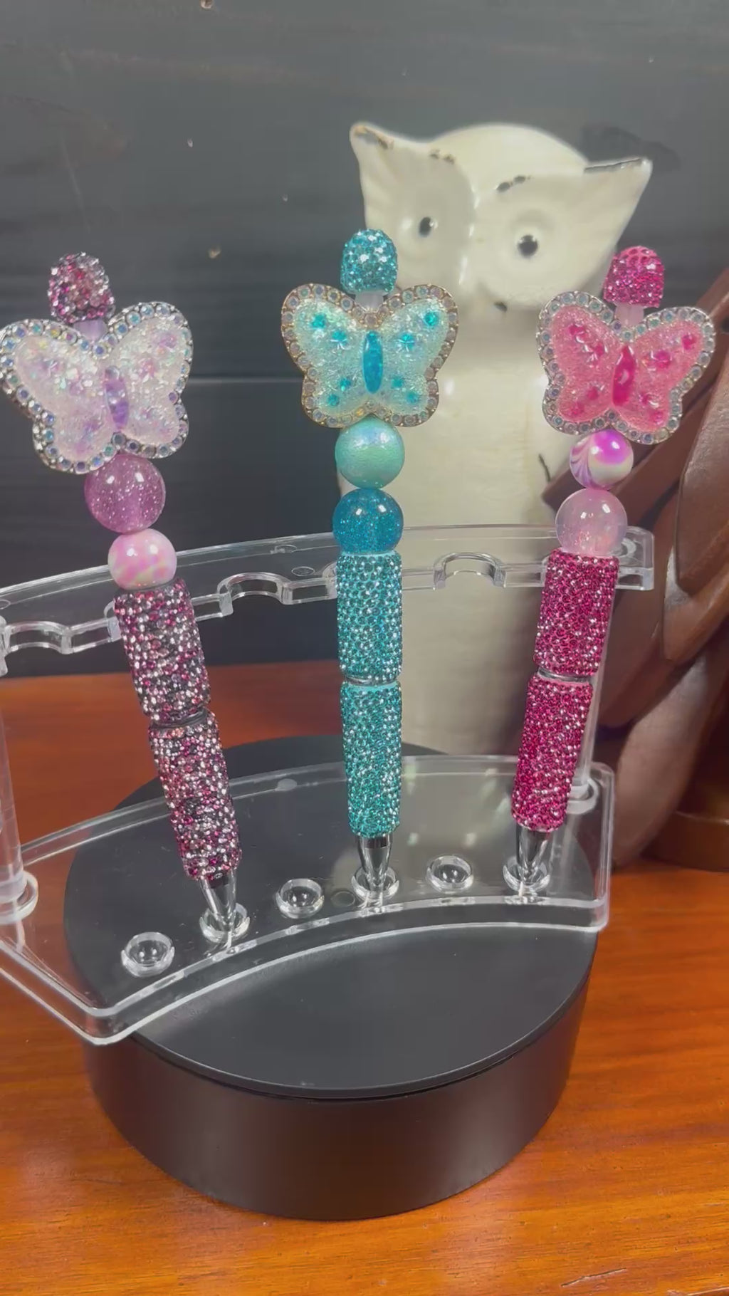 Butterfly Rhinestone Pens